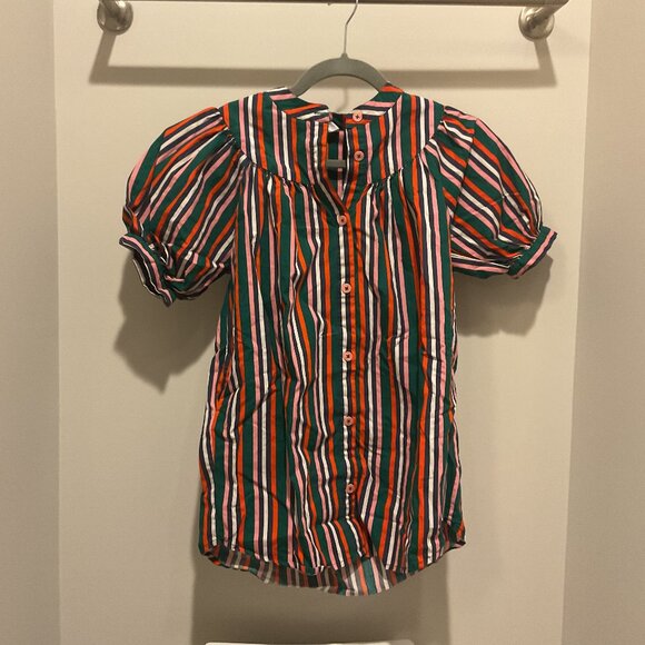 Girl's stem striped dress size 7 - Picture 1 of 3